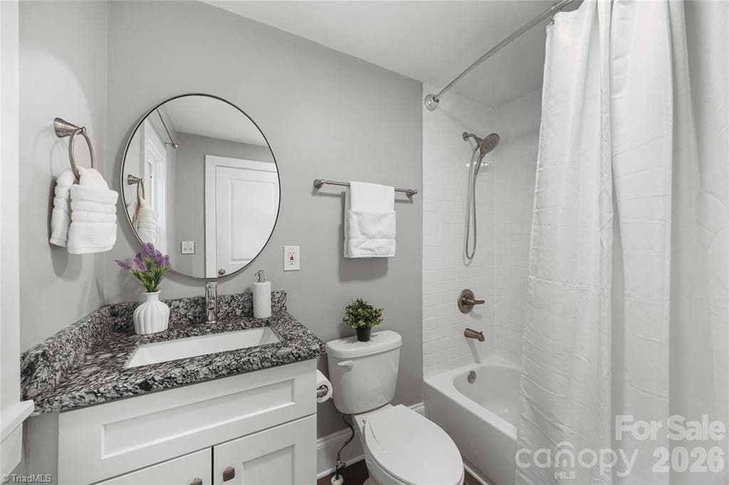 Second full bath - 1108 Pegram Street, Charlotte NC 28205, Charlotte