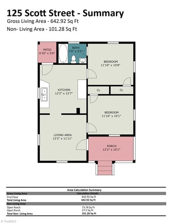 Stick/Site Built at 125 Scott Street, Reidsville NC 27320, Reidsville, photo 41 of 64