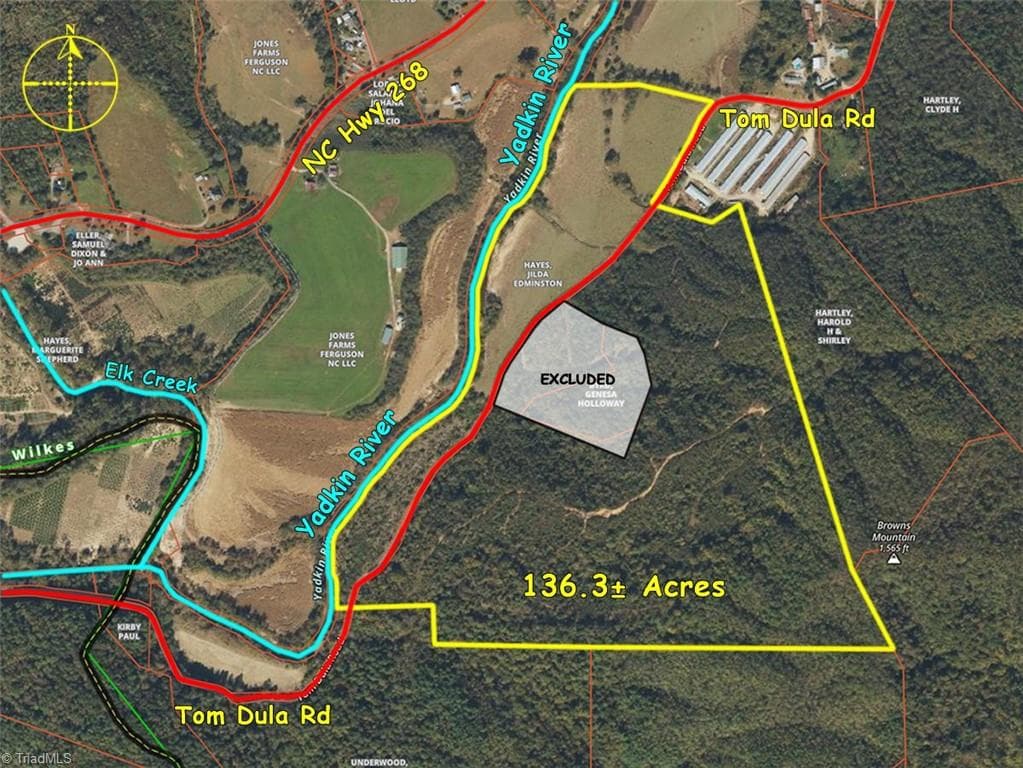 Unimproved Land at 2001 Tom Dula Road, Ferguson NC 28624, photo 2 of 25
