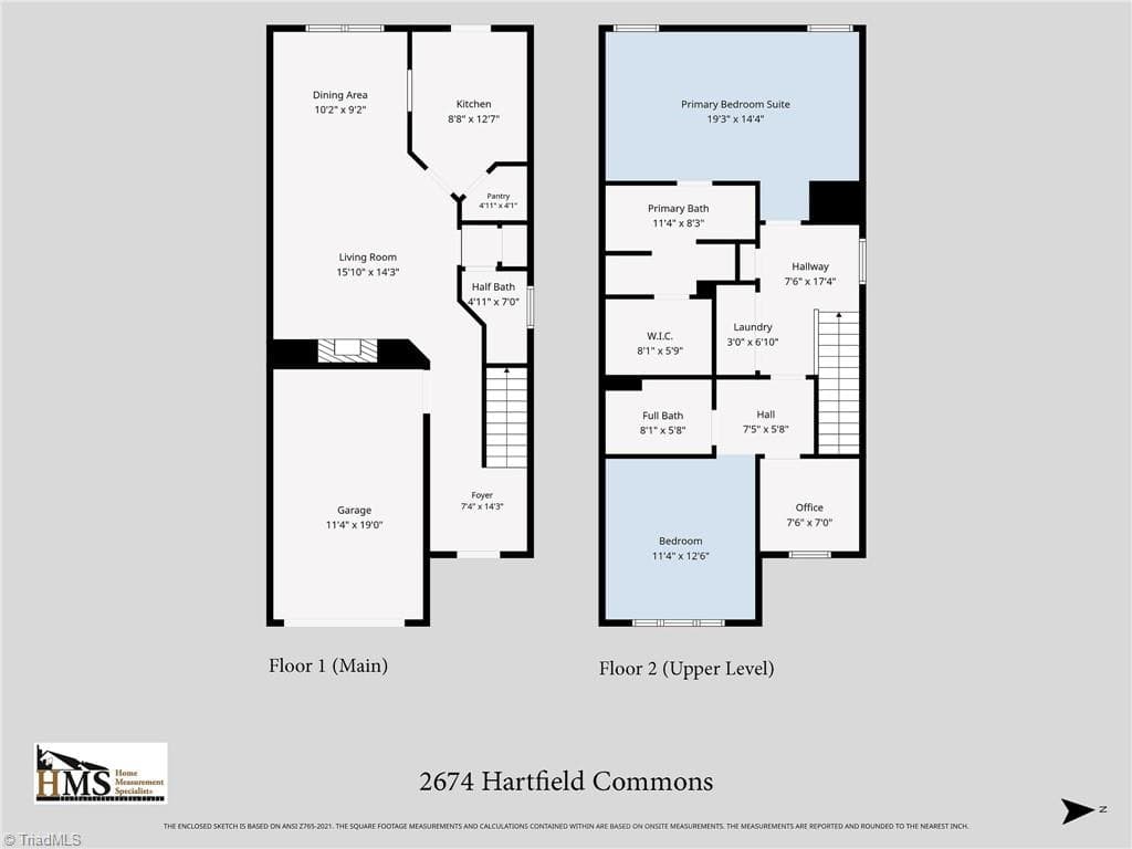 Stick/Site Built at 2674 Hartfield Commons Lane, Winston-Salem NC 27103, photo 3 of 23