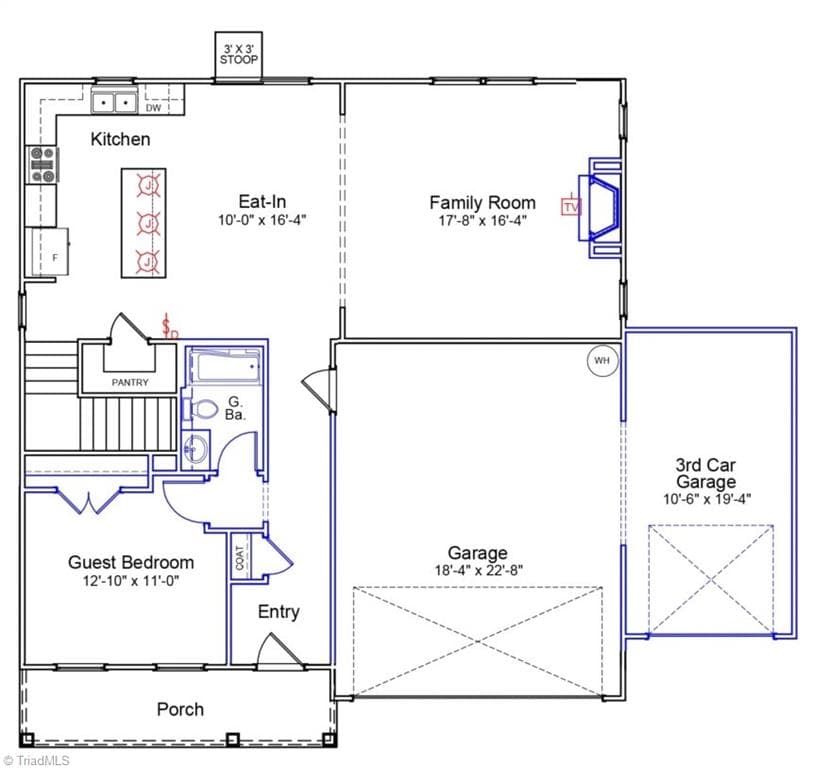 Stick/Site Built at 5869 Latigo Court, Clemmons NC 27012, photo 3 of 4