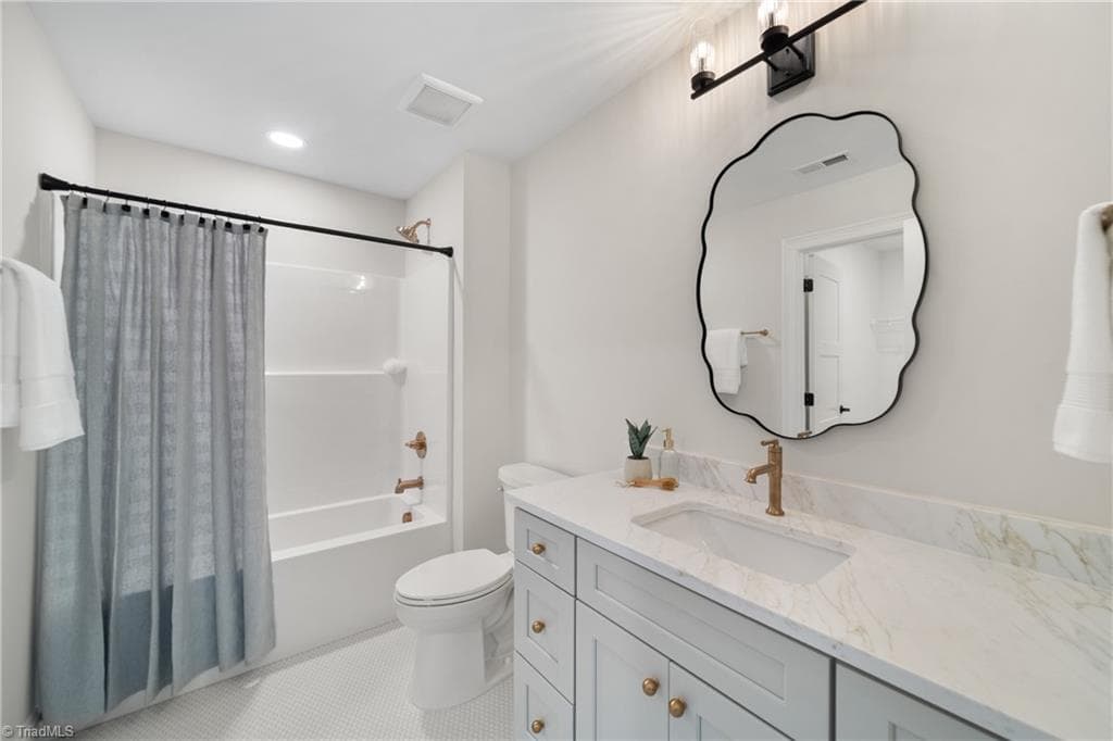 Upper Level: Full Bath 2 - 8906 Maltese Court, Lewisville NC 27023, Lewisville