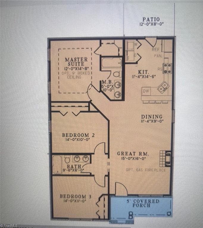 Stick/Site Built at 504 Woods Drive, Randleman NC 27317, photo 4 of 4