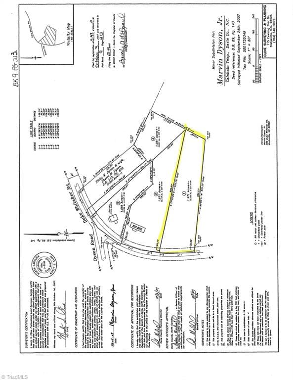 0 Duke Whittaker Road, Mocksville NC 27028