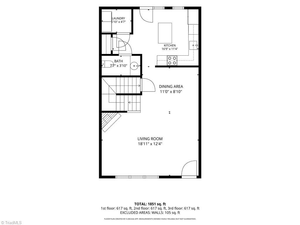 Stick/Site Built at 1920 Ray Alexander Drive, Greensboro NC 27410, photo 33 of 35