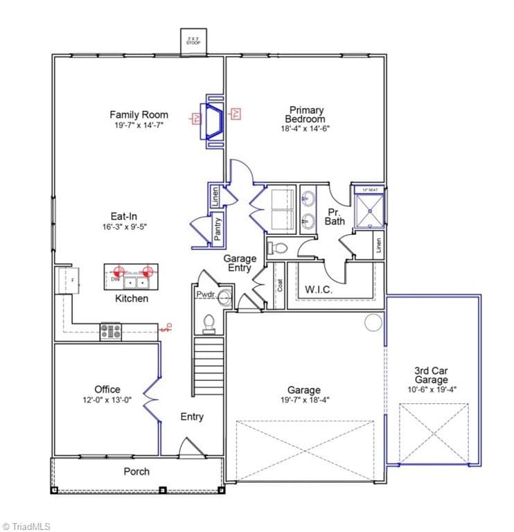 Stick/Site Built at 5863 Latigo Court, Clemmons NC 27012, photo 4 of 5