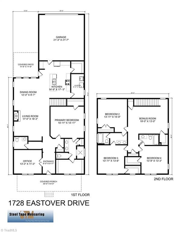 Stick/Site Built at 1728 Eastover Drive, Kernersville NC 27284, photo 44 of 44
