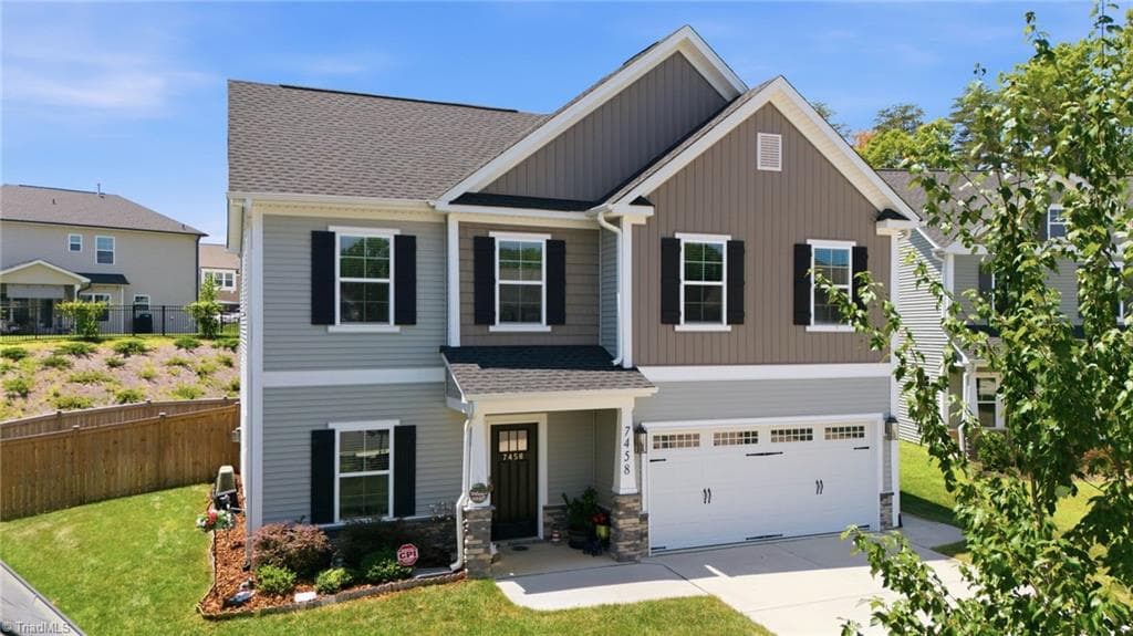 Stick/Site Built at 7458 Buckview Court, Kernersville NC 27284, photo 32 of 38