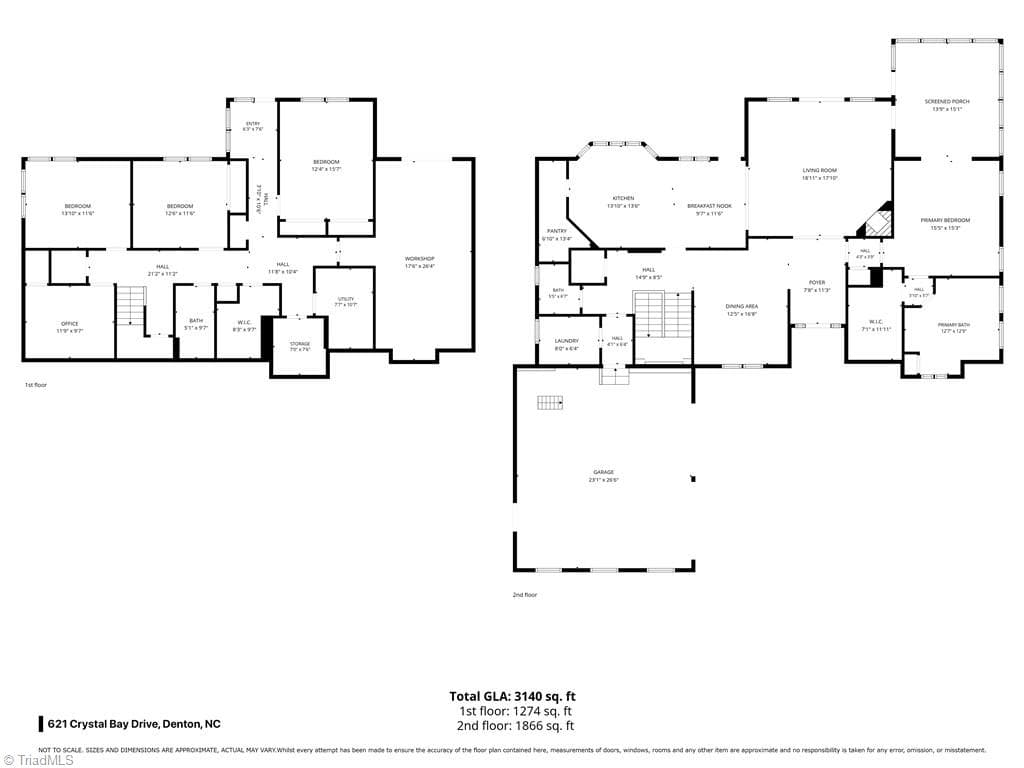 Stick/Site Built at 621 Crystal Bay Drive, Denton NC 27239, Denton, photo 49 of 49