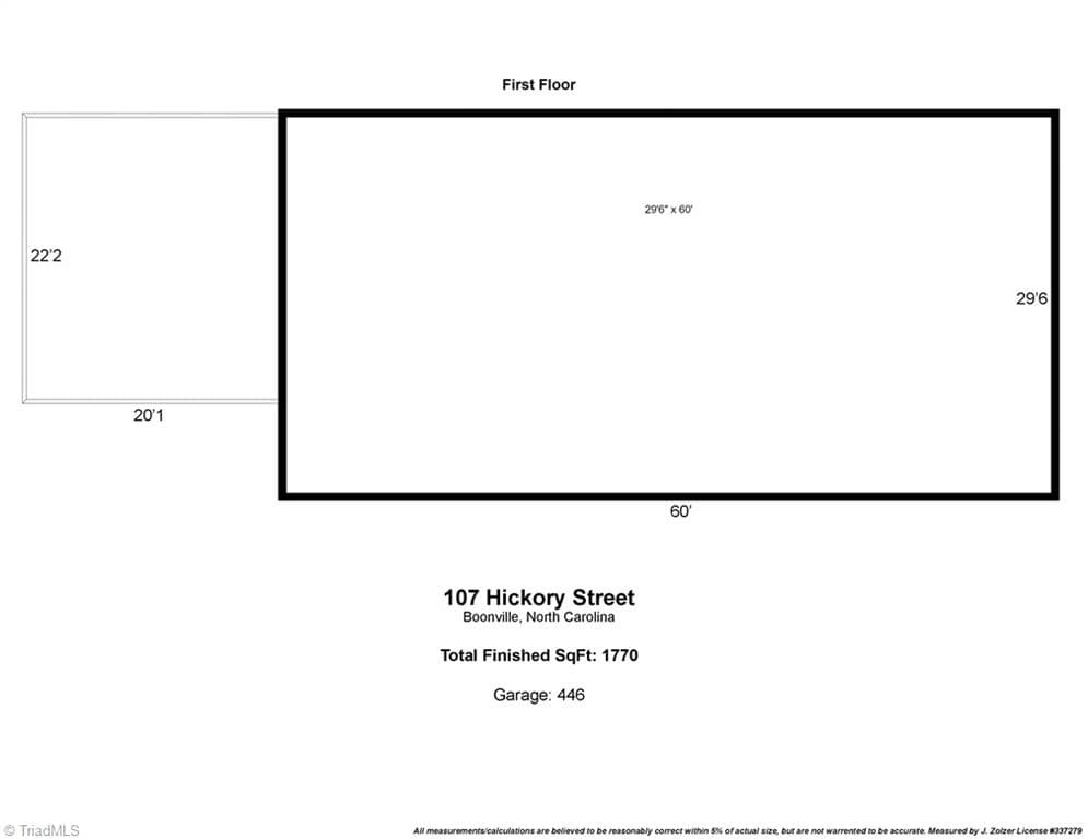 Stick/Site Built at 107 Hickory Street, Boonville NC 27011, photo 32 of 32