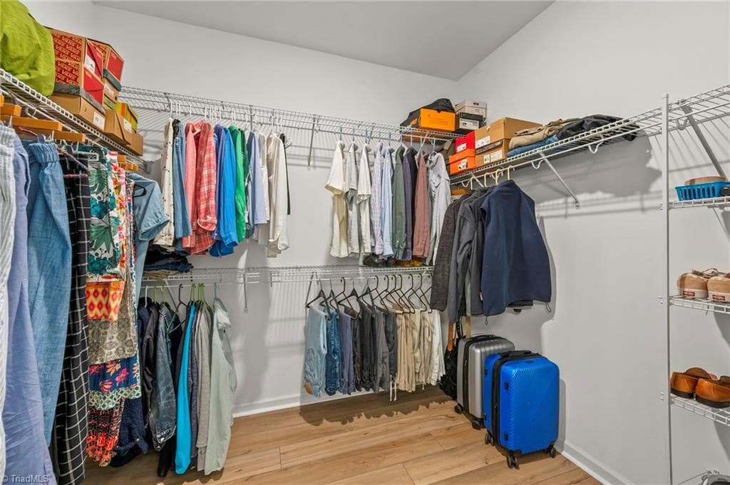 Large primary walk-in closet - 171 Brayden Drive, Advance NC 27006, Advance