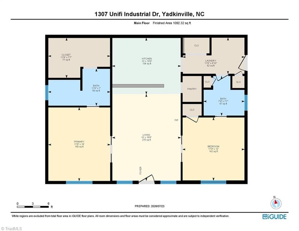 Stick/Site Built at 1307 Unifi Industrial Drive, Yadkinville NC 27055, photo 35 of 35