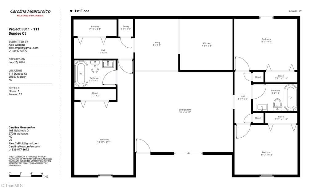 Stick/Site Built at 111 Dundee Court, Maiden NC 28650, Maiden, photo 36 of 40