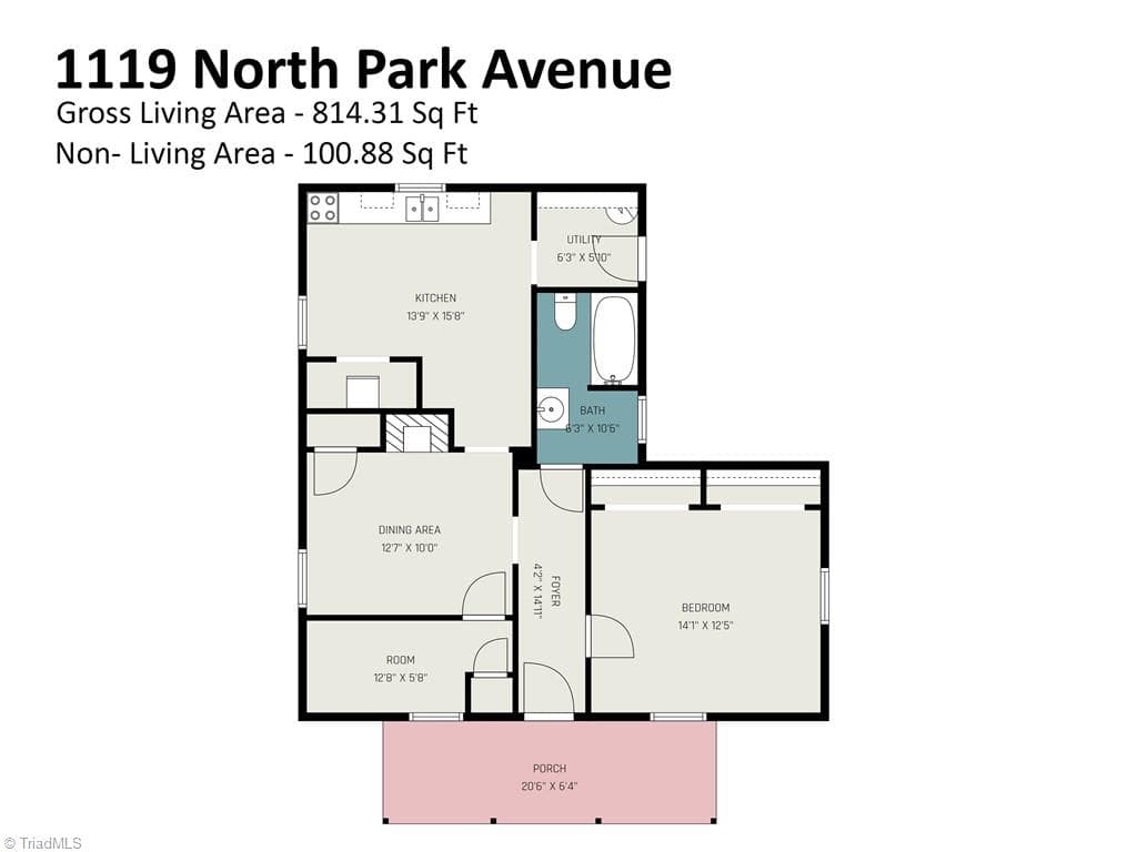 Stick/Site Built at 1119 N Park Avenue, Burlington NC 27217, Burlington, photo 12 of 12