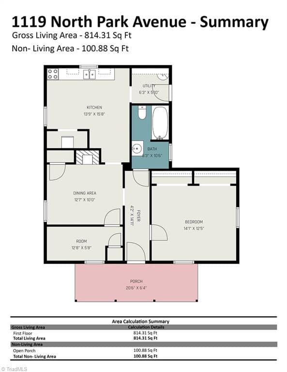 Stick/Site Built at 1119 N Park Avenue, Burlington NC 27217, Burlington, photo 11 of 12