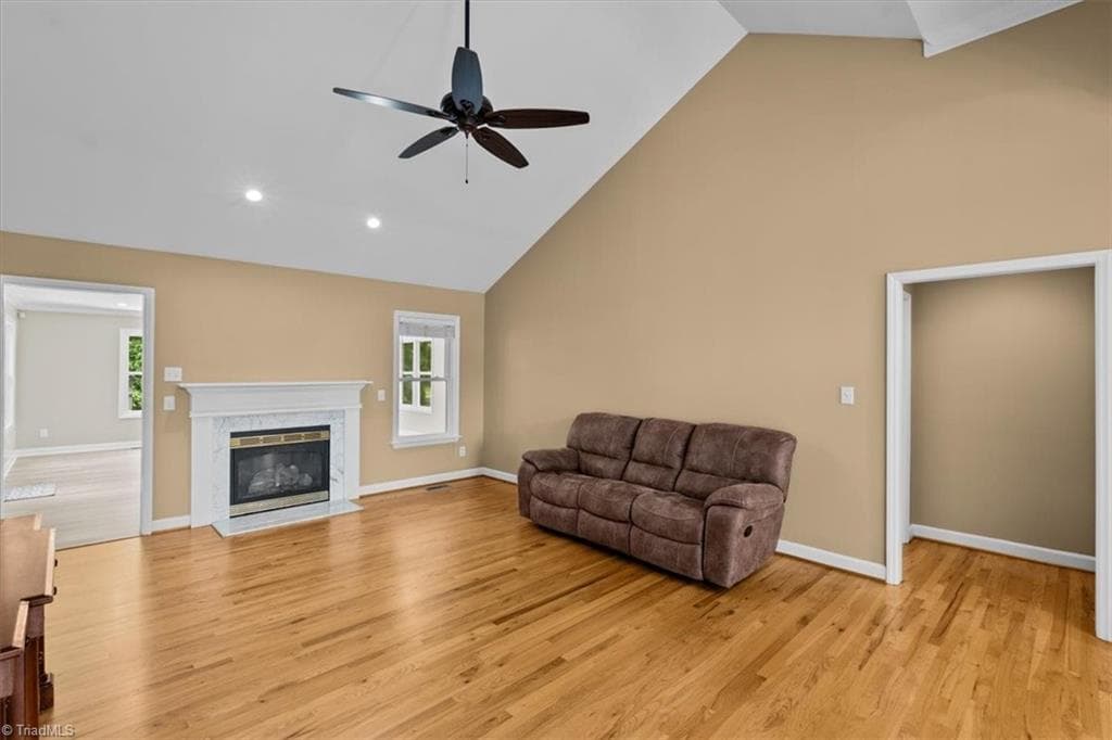 Living Room - 592 Carson Ridge Drive, Oak Ridge NC 27310, Oak Ridge