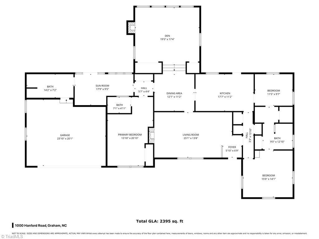 Stick/Site Built at 1000 Hanford Road, Graham NC 27253, photo 36 of 36