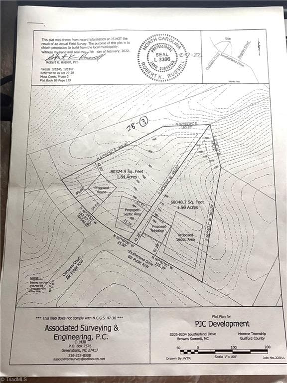 8202 Southerland Drive, Browns Summit NC 27214