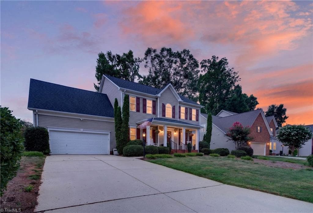 Stick/Site Built at 3674 Oak Chase Drive, High Point NC 27265, photo 2 of 50