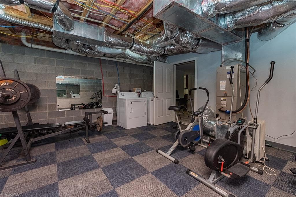 Extra unfinished and very usable space - 127 Covington Place, Lewisville NC 27023, Lewisville
