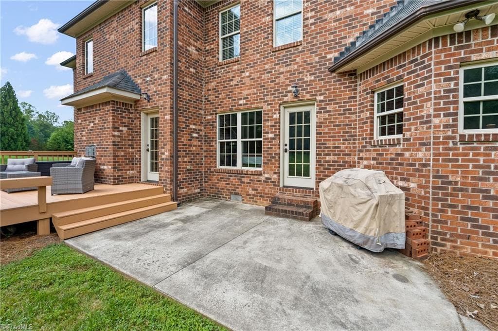 Back deck and patio - 6202 Herons Nest Court, Oak Ridge NC 27310, Oak Ridge