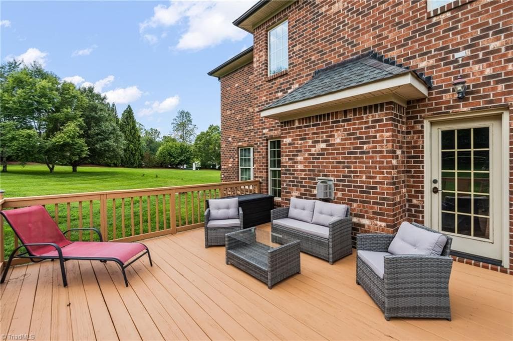 Deck - 6202 Herons Nest Court, Oak Ridge NC 27310, Oak Ridge
