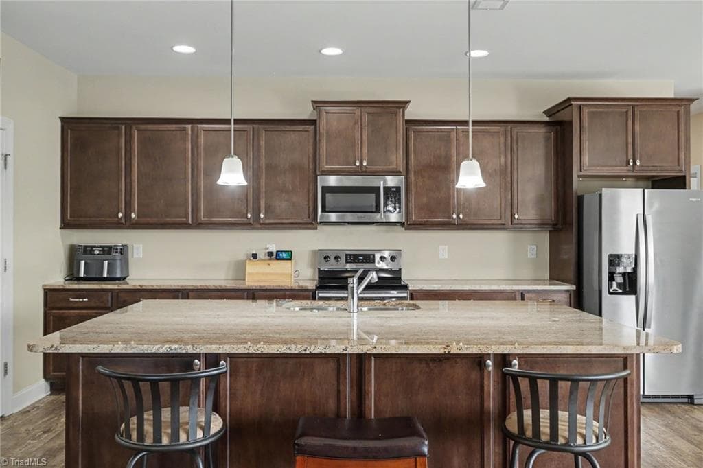 Stainless steel appliances in kitchen - 210 Marguerite Court, Reidsville NC 27320, Reidsville