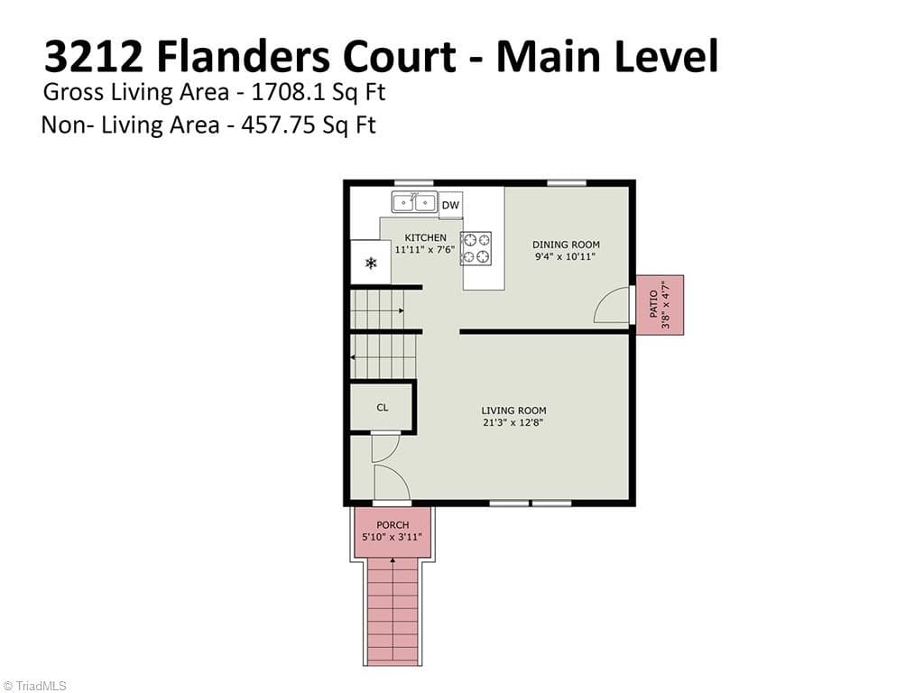 Stick/Site Built at 3212 Flanders Court, High Point NC 27265, photo 40 of 42