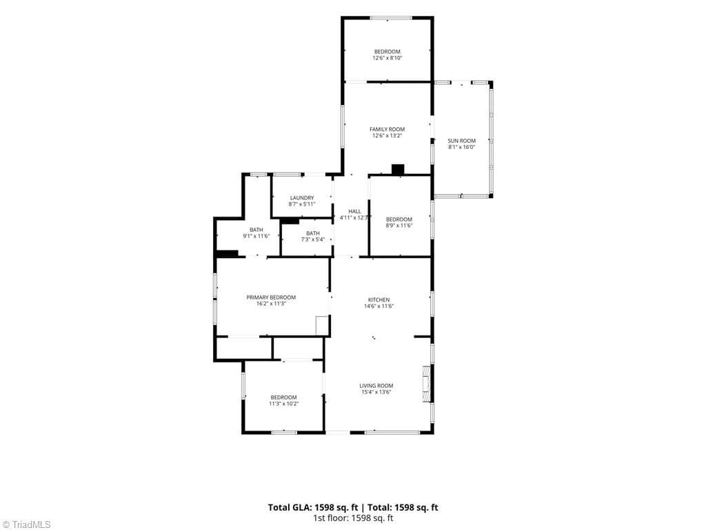 Stick/Site Built at 1311 Forrest Street, High Point NC 27262, photo 34 of 34