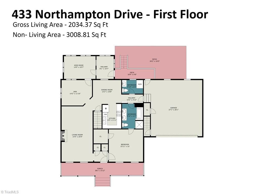 Stick/Site Built at 433 Northampton Drive, Asheboro NC 27205, photo 33 of 34