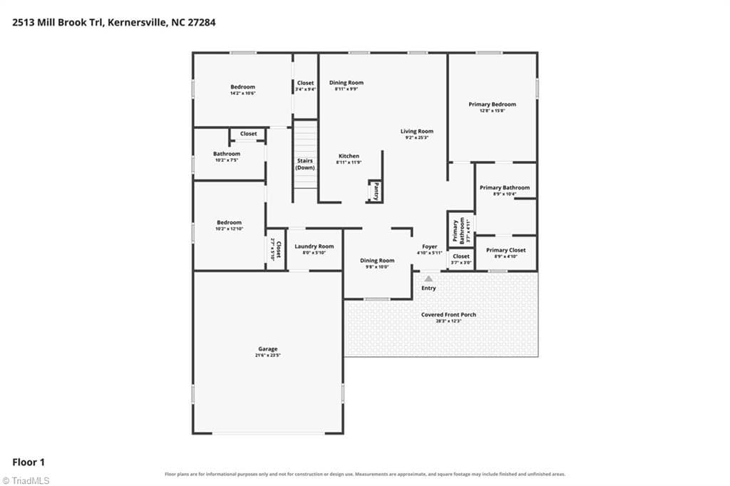 Stick/Site Built at 2513 Mill Brook Trail, Kernersville NC 27284, photo 23 of 25
