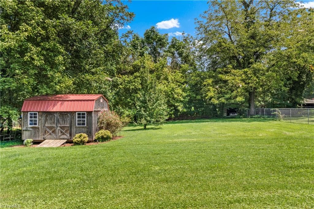 Back yard - 510 Gillespie Street, Dobson NC 27017, Dobson