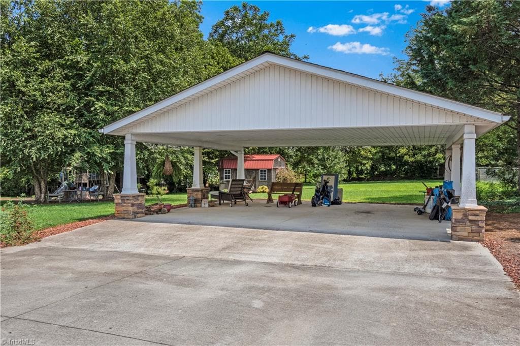 Car port - 510 Gillespie Street, Dobson NC 27017, Dobson