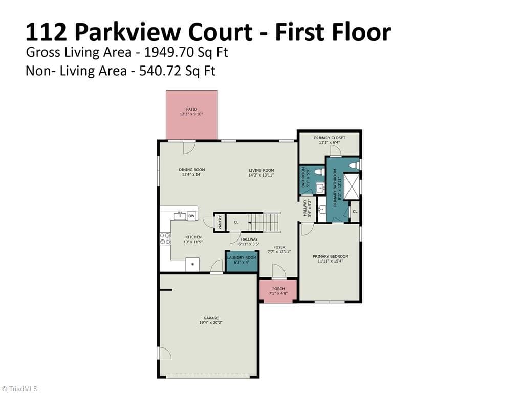 Stick/Site Built at 112 Parkview Court, Archdale NC 27263, Archdale, photo 53 of 58