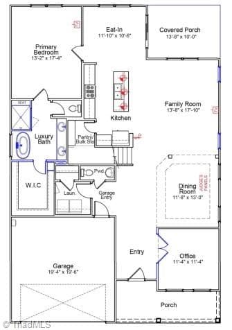 Stick/Site Built at 2820 Mayfield Drive, Graham NC 27253, photo 3 of 4