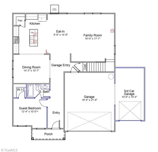 Stick/Site Built at 5845 Latigo Court, Clemmons NC 27012, photo 5 of 6