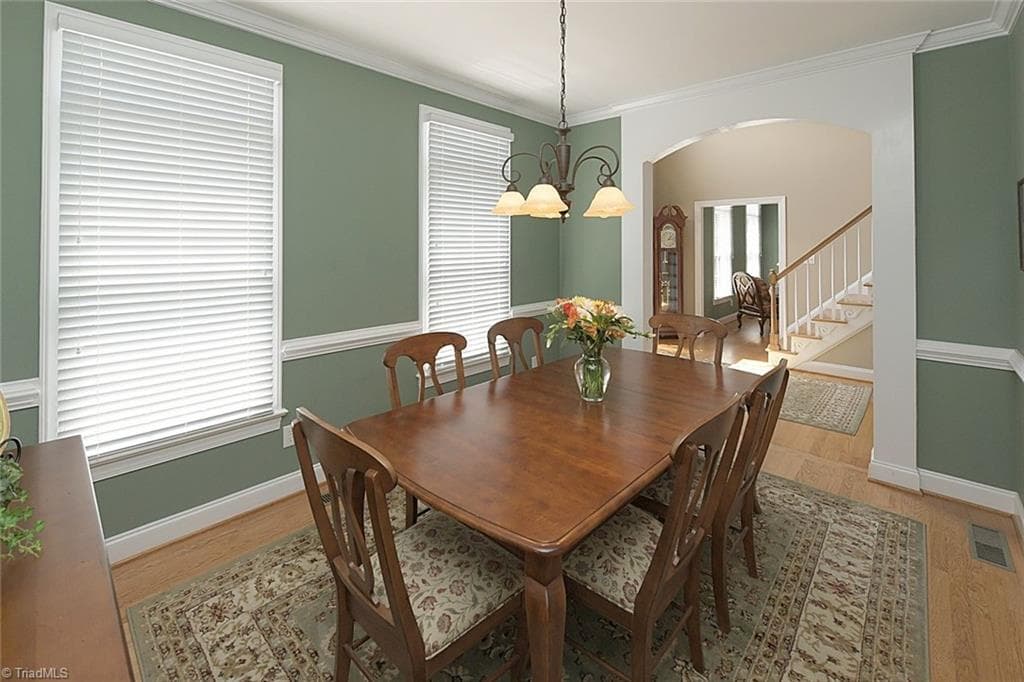 Bright and airy, this space is beautifully finished with gleaming hardwood floors. - 1101 Clyde Edgerton Drive, Kernersville NC 27284, Kernersville