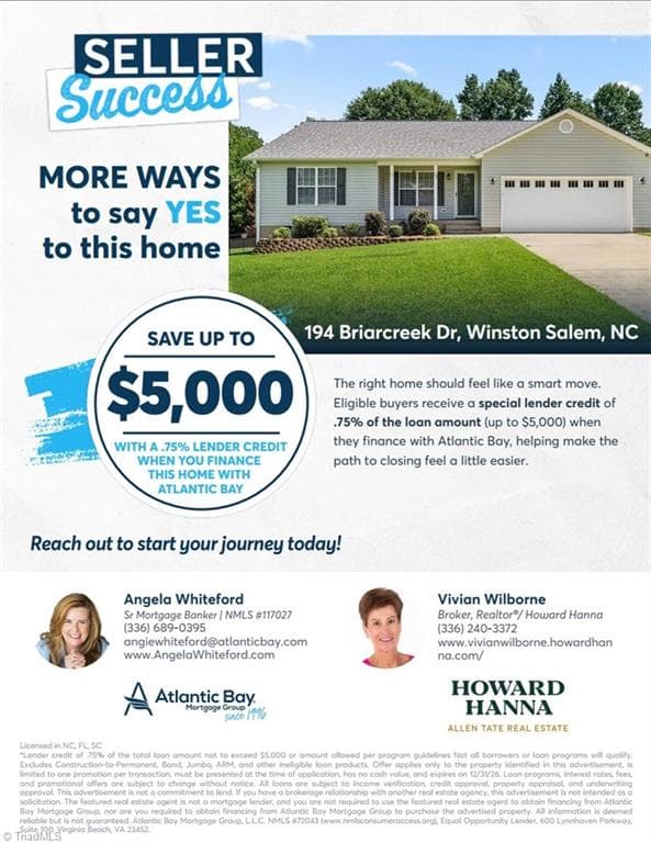 194 Briarcreek Drive, Winston-Salem NC 27107