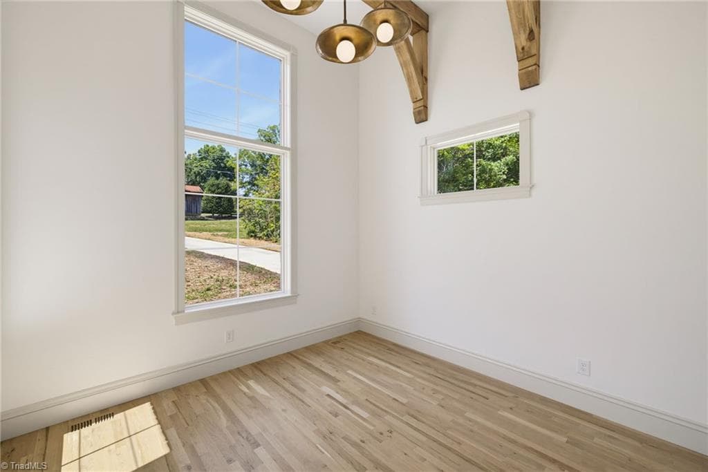 Main level 4th bedroom which can also be used as a 4th bedroom. - 568 N Bunker Hill Road, Oak Ridge NC 27310, Oak Ridge
