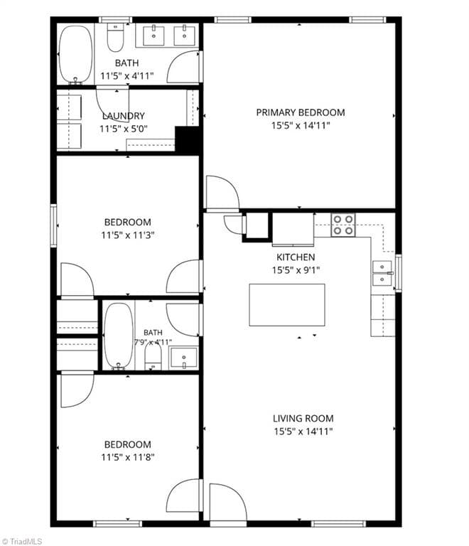 Stick/Site Built at 104 E Gene Hairston Street, Madison NC 27025, Madison, photo 7 of 28