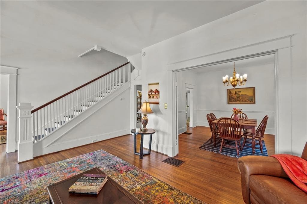 Currently staged as an airbnb, you can imagine the possibilities! - 1023 N Main Street, Mount Airy NC 27030, Mount Airy