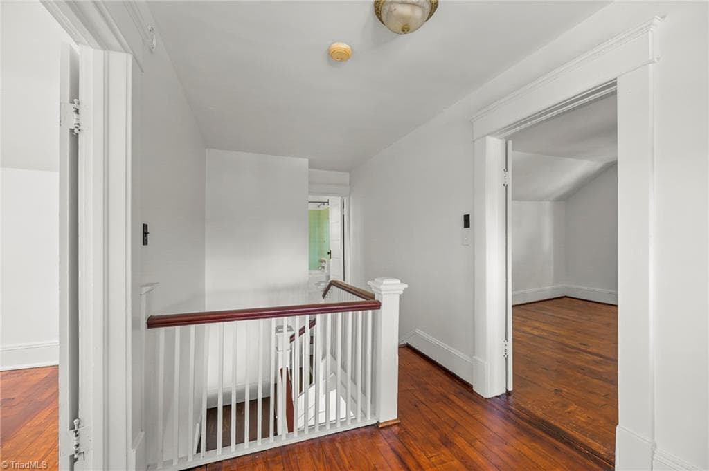 Heading upstairs, there are two large bedrooms and a vintage full bath - 1023 N Main Street, Mount Airy NC 27030, Mount Airy