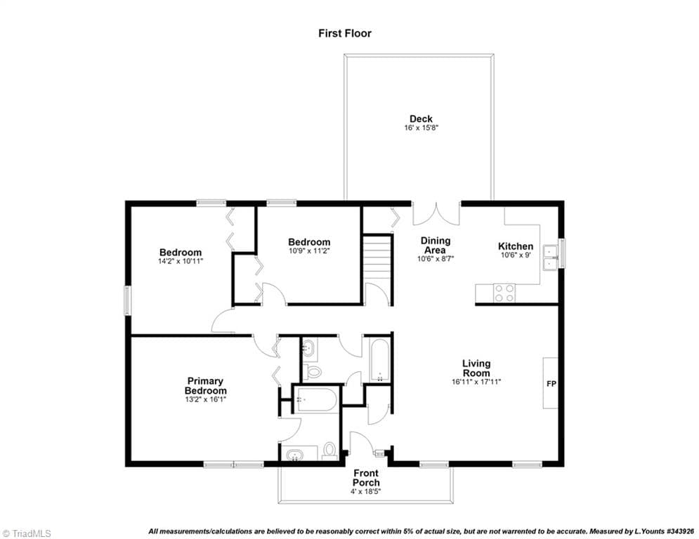 Stick/Site Built at 5532 Alma Drive, Winston-Salem NC 27105, Winston-Salem, photo 27 of 27