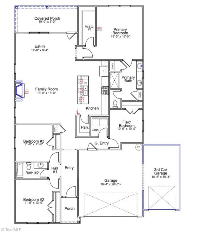 Stick/Site Built at 5833 Latigo Court, Clemmons NC 27012, photo 5 of 5