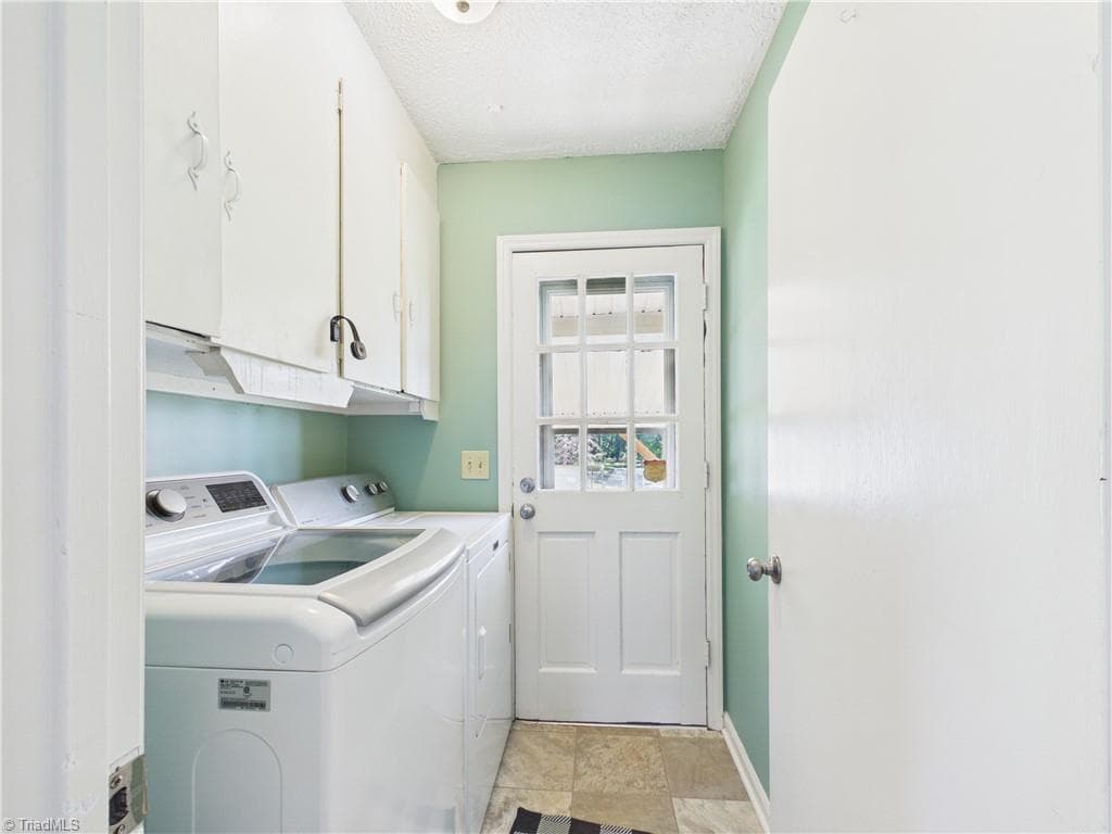 Laundry room leading out to the back area - 5476 Jesse Small Road, Randleman NC 27317, Randleman