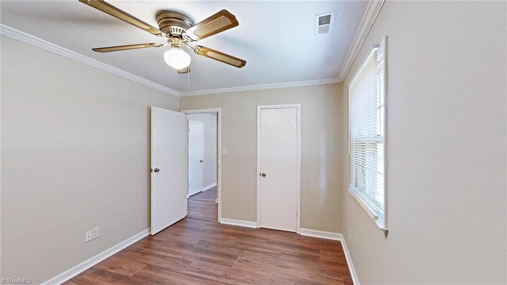 One of the Bedrooms with New Flooring/Fresh Paint and all have ceiling fans - 1804 Ramsey Road, Kernersville NC 27284, Kernersville