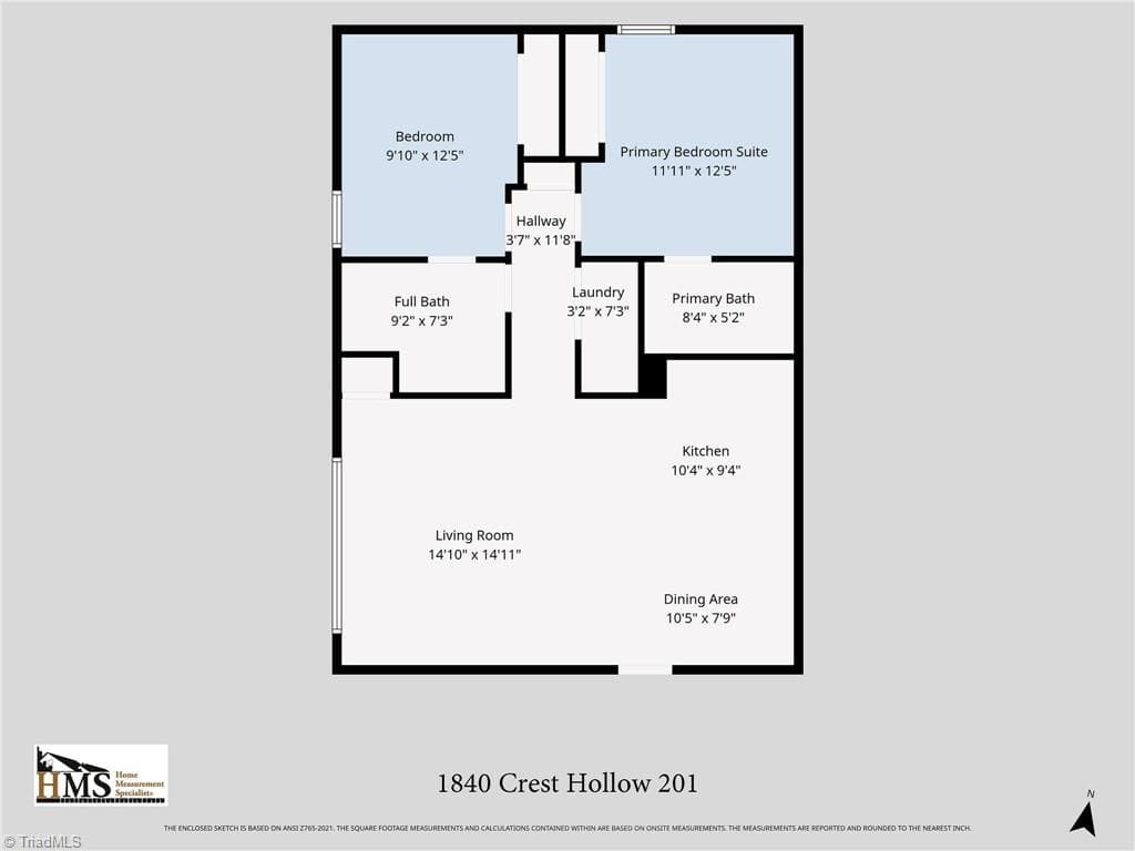 Stick/Site Built at 1840 Crest Hollow Drive # 101, Winston-Salem NC 27103, Winston-Salem, photo 2 of 16