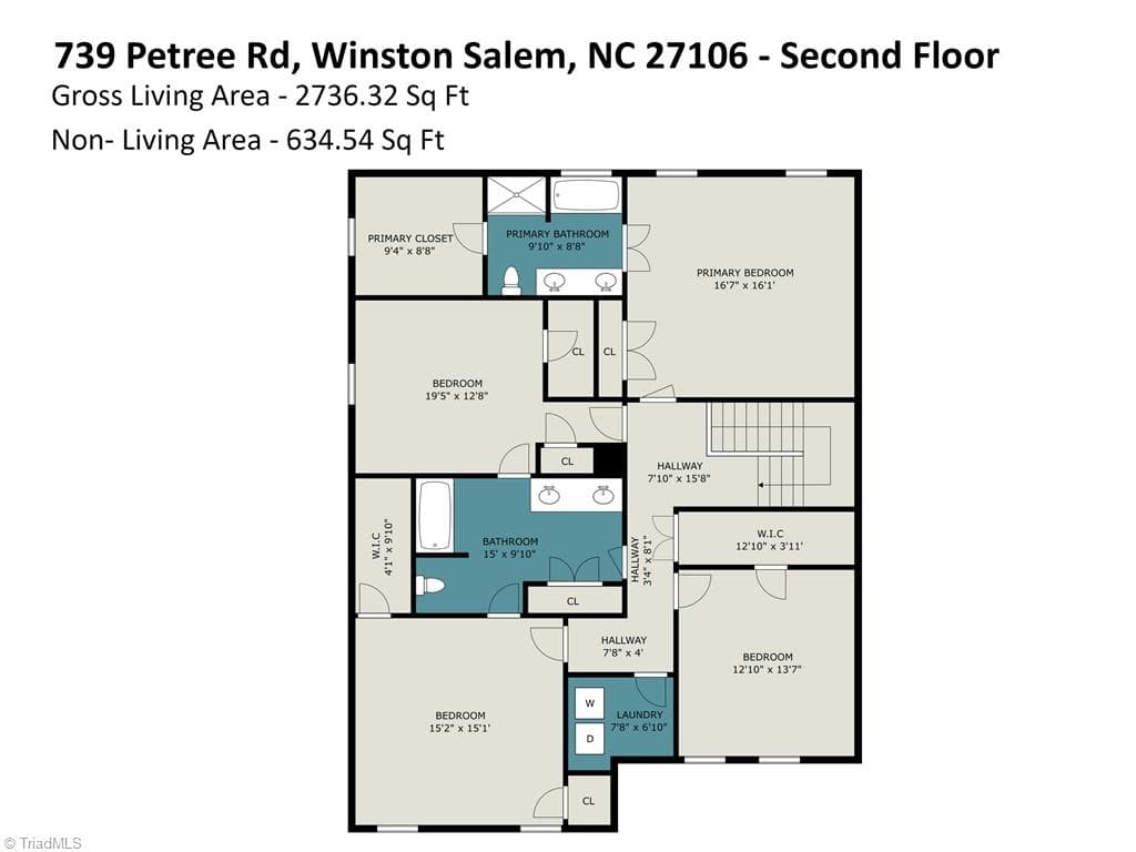 Stick/Site Built at 739 Petree Road, Winston-Salem NC 27106, Winston-Salem, photo 44 of 44