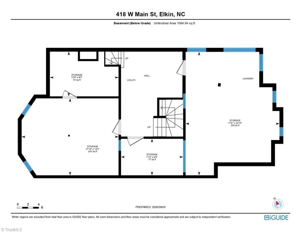 Stick/Site Built at 418 W Main Street, Elkin NC 28621, photo 49 of 49