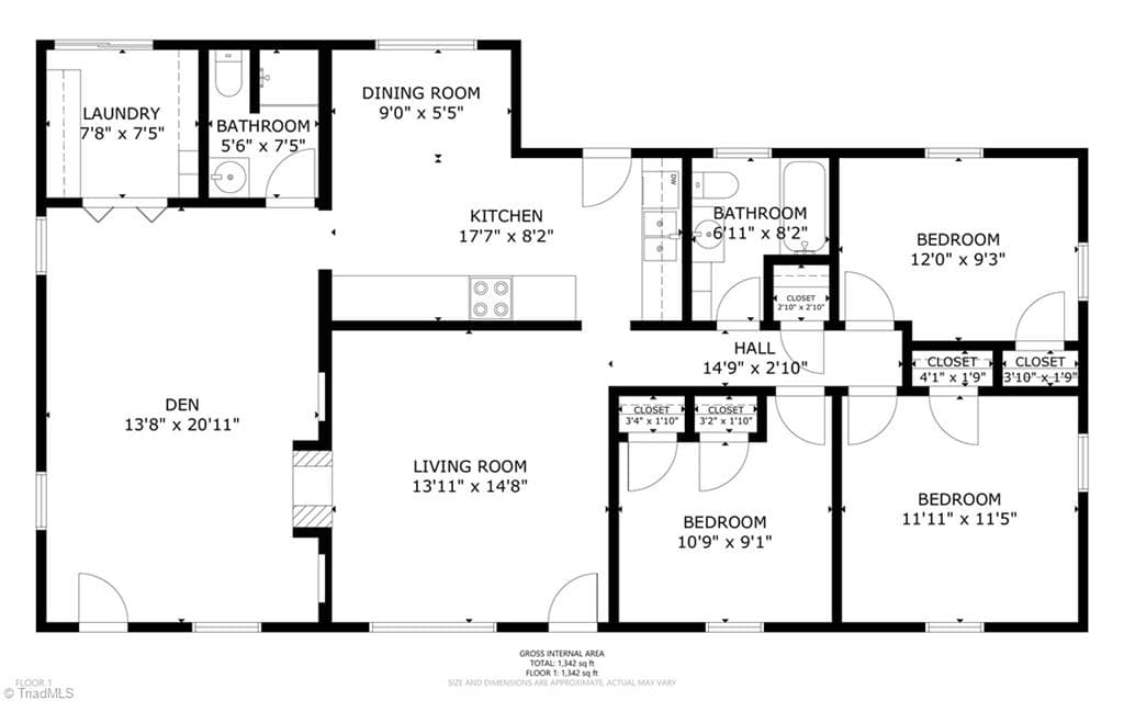 Stick/Site Built at 1106 Walnut Street, Reidsville NC 27320, Reidsville, photo 89 of 90